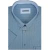 SEA BARRIER Camicia Uomo Mezza Manica Corta Taglie Forti Comode con Taschino 3XL 4XL 5XL 6XL (4XL(48-49) - 192)