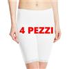 Sloggi 4 Mutanda Donna Long Alta GAMBALETTO Cotone