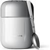 BSWAY Thermos Alimenti Caldi, 510ml Contenitore Termico per Alimenti con Cucchiaio Pieghevole, Thermos Pappa Neonati Acciaio Inossidabile per Zuppa, Porridge, Riso, per Cibi Caldi e Freddi