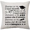 Aconesong Regali di laurea Cushion Covers per la classe 2023 Suo Figlio Figlio di Lui Donne Best Friend College Boys Ragazze dietro di te Tutti i tuoi ricordi Regalo di ispirazione Cuscino (Dietro di te)
