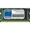GLOBAL MEMORY 256MB DDR 333MHz PC2700 200-PIN SODIMM Memoria RAM per iBook G4 & Alluminio POWERBOOK G4