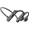 DERCLIVE Auricolare senza fili a conduzione ossea, Bluetooth 5.0 Open Ear Sport Cuffia per ciclismo Corsa Palestra