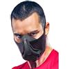 Sparthos - Maschera da allenamento ad alta quota, per palestra, corsa, ciclismo, elevazione, cardio e fitness, resistenza iposica o2 2 3, per esercizi di respirazione polmonare [nero + custodia]