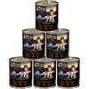 Dehner Wild Nature - Cibo per cani, senza cereali, senza zucchero, per cani adulti, anatra, 6 barattoli da 800 g (4,8 kg)