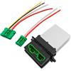 YAOPEI Resistenza Motore Ventilatore + Cablaggio Spina per 107 207 607 C2 C3 C5 Twingo Scenic Megane 7701048390 7701207718 6441L2 6441.L2