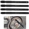 PLAYOCCAR 4PCS Perno Guida Ruota, M12X1.5 M12X1.25 M14 X1.5 M14X1.25 Strumento per Allineamento Ruote Compatibile con i Veicoli Europei, Lunghezza 160MM