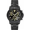 Versace Orologio Analogico al Quarzo Uomo con Cinturino in Acciaio Inox VE2E00621