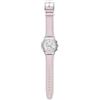 Swatch Orologio Cronógrafo Quarzo Donna con Cinturino in Pelle YCS599