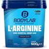 Bodylab24 L-Arginine Powder 500g, 2000mg di arginina pura in polvere per dose, fatta con melassa di mais e barbabietola, senza zucchero e aspartame, ideale da combinare con creatina e beta-alanina