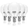 Aigostar - Lampadina LED E14 da 9 W (Equivalenti a 62W), Luce Calda 3000K, 840 Lumen, CRI> 80, Risparmio Energetico, Non Dimmerabile, Pacco da 5