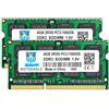 motoeagle DDR3 1333MHz Sodimm RAM 8GB Kit (2X4GB) 2Rx8 PC3-10600 PC3-10600S 4GB 1.5V CL9 204 Pin Dual Rank Non-ECC Unbuffered Memoria Laptop