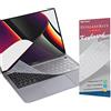 Digi-Tatoo Protezione tastiera ultrasottile compatibile per Macbook Air 13 2021/2022 (A2337/A2179) -(Layout UE/Italia),Trasparente,TPU