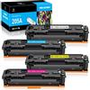 LeciRoba 205A per HP 205A toner , per HP CF530A CF531A CF532A CF533A ,per HP Color LaserJet pro MFP M180 M180n M180nw M180fw M181 M181n M181fw HP Color LaserJet pro M154A M154NW (4 confezione)