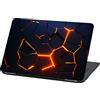 Finest Folia Pellicola protettiva autoadesiva per computer portatile laptop cover in vinile adesivo universal design astratto skin sticker (15″, LP67 Broken steel)