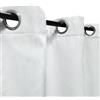 Atout Ciel Tenda oscurante termica con occhielli, 140 x 240 cm, colore: Bianco pronto da posare