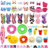 Miunana 16 Accessori Per 11.5 Pollici 28 - 30 CM Bambola: 4 Abiti Vestiti Da Sirena + 4 Costumi Da Bagno + 3 PCS Ciabatte + 5 PCS Scarpe (Selezionati A Caso)