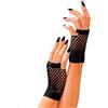 W WIDMANN MILANO Party Fashion - Guanti a rete da donna, accessorio per costume anni '80, guanti a rete senza dita