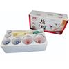 rukauf HQ Set di 6 Emospasia (Cupping Set) (con magneti) Massaggio Vuoto con Coppette