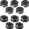 Viilich 10 bobine di filo per decespugliatore Bosch ART 23 SL/ART 26 SL, bobina di ricambio in nylon (F016800569+F016800385), bobina di filo di ricambio in nylon (diametro 1,65 mm, 4,9 m/16 FT)