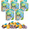 INKEE Gocce da bagno - 5 Confezioni Multipli con Compresse Colorati per Bambini, Include 3 Colori: Magenta, Giallo, Blu