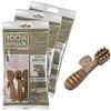 Ferplast Snack cane Naturale per cane Snack Igiene Orale Taglia Piccola Contro l'alito cattivo con alga Ascophillum Kit da 3 confezioni 186g
