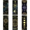 Honoson Set di 18 Segnalibri di Carta per Donne Uomini, Astrologia | Design con Galassia, Stella, Sole, Luna, Cielo Stellato, Marcatore a Doppia Faccia, per Lettura e Amanti di Libri