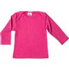 Cosilana - Maglietta intima a maniche lunghe da bambini, 70% lana e 30% seta, Rosso De Raeas, 50/56 cm