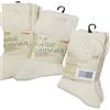 Strumpfversand pfaff Calze sanitarie, 8 paia di calzini naturali, 100% cotone, senza cuciture, resistenti alla cottura naturale 47-50