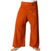 PANASIAM Fisherman Pants Stripe-Design, Brown, XL