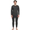 LAPASA Uomo Completo Termico Ultra-Pesante Set Maglia e Pantaloni Fleece Freddo Estremo M63 S Grigio Scuro