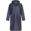 BWOLF POSEIDON Impermeabile Uomo Lungo Poncho Antipioggia Riutilizzabile Outdoor con Cappuccio, Blu, XXL