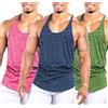 Agilelin Canottiera Uomo Palestra Allenamento Canotta Bodybuilding da Ginnastica ad Asciugatura Rapida(Grigio/Rosa/Verde/XL)