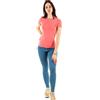 guess jeans T-shirt CN miniriangle A60y Plastic Pink, Rosa, XS