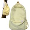 Yagerod Green Backpack Aesthetic Backpack Back to School Supplies for Teen Middle Girls Aesthetic Kawaii Cute Backpacks (yellow backpack)