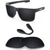 BlazerBuck Lenti polarizzate anti-sale e naselli per occhiali da sole Oakley Crossrange OO9361, Nero Polarizzato, 0