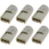 eMagTech 6 portalampada G9 Keyless in ceramica alogena con copertura posteriore per lampadina G9 basi per lampada in ceramica connettore presa luce parti di montaggio