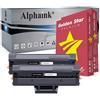 alphaink 2 Toner Compatibili con Samsung MLT-D101S 1500 copie + 2 Risme A4 500 fogli 80gr per ML-2160 ML-2162 ML-2162W ML-2164W ML-2165 ML-2165W ML-2168 ML-3400F ML-3405F SCX-3400 SCX-3400F SCX-2405F