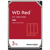 Western Digital WD WD30EFAX RED Unità Interna per NAS da 3 TB, 5400 Giri/Min, SATA 6 Gb/s, SMR, 256 MB di Cache, 3.5 Hard disk meccanico