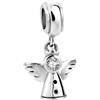 MariaFonte Charm New 2025 Compatibile Tutte Marche Bracciali Collane Angelo Custode Portafortuna Argento 925 Compleanno Anniversario Ciondoli Originale Amicizia Mamma Bead Cuore Set Natale
