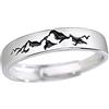 Helen de Lete Anello aperto in argento sterling 925, per uomini e donne, 18, Argento sterling