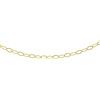 CARISSIMA Collana da Donna in Oro Giallo 9 ct con Catena Trace di 41 cm