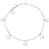 Purelei Bracciale Kalea - Bracciale Donna elegante - Acciaio inossidabile - Lunghezza regolabile 16/17,5/19 cm - Ispirato dalle Hawaii e resistente all'acqua