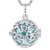 EUDORA Harmony Ball Collana Chiama Angeli Gravidanza Ciondolo Per le donne incinte, campana musicale collana celtica albero della vita ciondolo donna maternità madre bambino regalo originale
