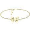 Sofia Milani - Bracciale da Donna in Argento 925 - Placcato in Oro - Ciondolo a Farfalla - B0339