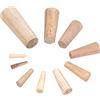 GATE 14 GATE14® Set 10 Tappi Turafalle Coni in Legno Tenero per Passascafo Ø da 8 a 38 mm