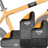 WHEELOO Set di protezione per il trasporto di biciclette ed ebike 3 pezzi I Protezione del telaio del portabiciclette adatta all'uso universale I Attacco per bicicletta per Thule, Westfalia ecc.