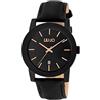 Liu Jo Jeans Liu Jo orologio uomo Equal oro rosa 41mm quarzo acciaio pvd nero TLJ1714M