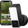 Eve Outdoor Cam: telecamera sicura con riflettore, massima protezione e privacy (HomeKit Secure Video), 1080p, visione notturna, Wi-Fi (2,4 GHz), sensore di movimento, comunicazione bidirezionale