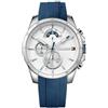 Tommy Hilfiger Orologio Analogico Multifunzione al Quarzo da Uomo con Cinturino in Silicone Blu - 1791349