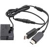 HangTon - Batteria doppia USB a LP-E8 per fotocamera DSLR Canon EOS Rebel T5i T4i T3i T2i, 700D 650D 600D 550D, Kiss X6 X5 X4
